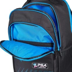 Dunlop PSA Squash Backpack/Black And Blue -Ball Sports Store 10303745 dunlop psa backpack E