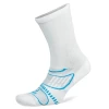 Balega Ultralight Crew White & French Blue Socks