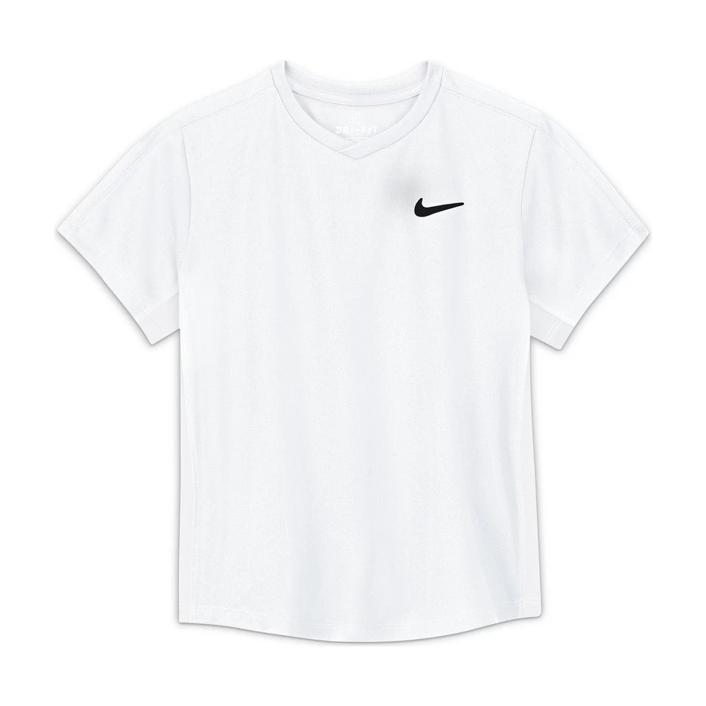 NikeCourt Dri-Fit Victory Boy's White Tennis Shirt 1 NikeCourt Dri-Fit Victory Boy's White Tennis Shirt