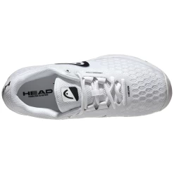 Head Revolt Pro 3.0 White Men's Tennis Shoes -Ball Sports Store HEADRevoltPro3.0WhiteMensTennisShoes TopView