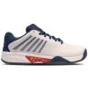 K-Swiss Hypercourt Express 2 Blanc De Blanc/Blue Opal/Lollipop Men's Tennis Shoes
