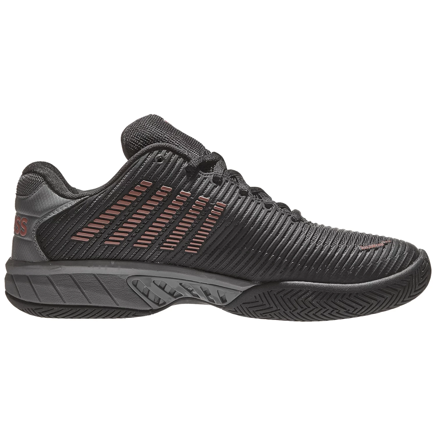 K-Swiss Hypercourt Express 2 Black/Grey/Orange Men's Tennis Shoes 1 K-Swiss Hypercourt Express 2 Black/Grey/Orange Men's Tennis Shoes