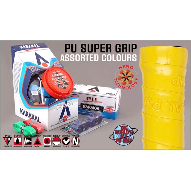 Karakal PU Supergrip - Single Replacement Grips 1 Karakal PU Supergrip - Single Replacement Grips