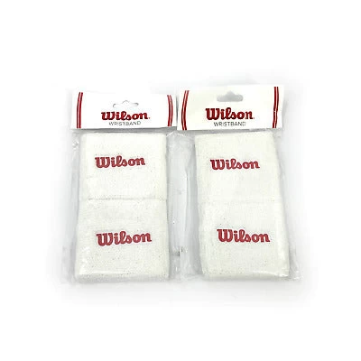 Wilson Wristband Pack Of 2 Short Style 1 Wilson Wristband Pack Of 2 Short Style