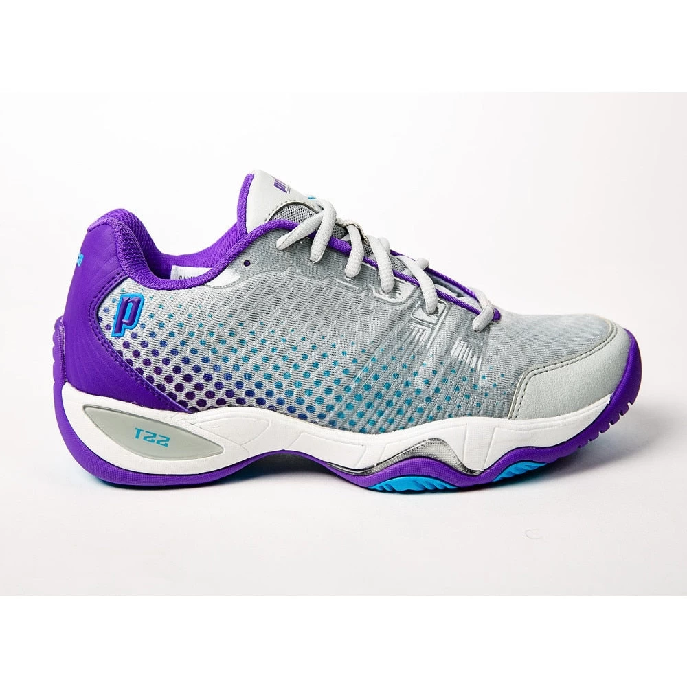 Prince T22 Lite Grey/Purple/Blue Women's Tennis Shoes 1 Prince T22 Lite Grey/Purple/Blue Women's Tennis Shoes