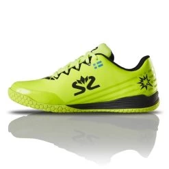 Salming Spark Shoe Safety Yellow / Black Kid's Indoor Court Shoes -Ball Sports Store Salming Spark Shoe Kid Medial 59299.1565958580.1280.1280