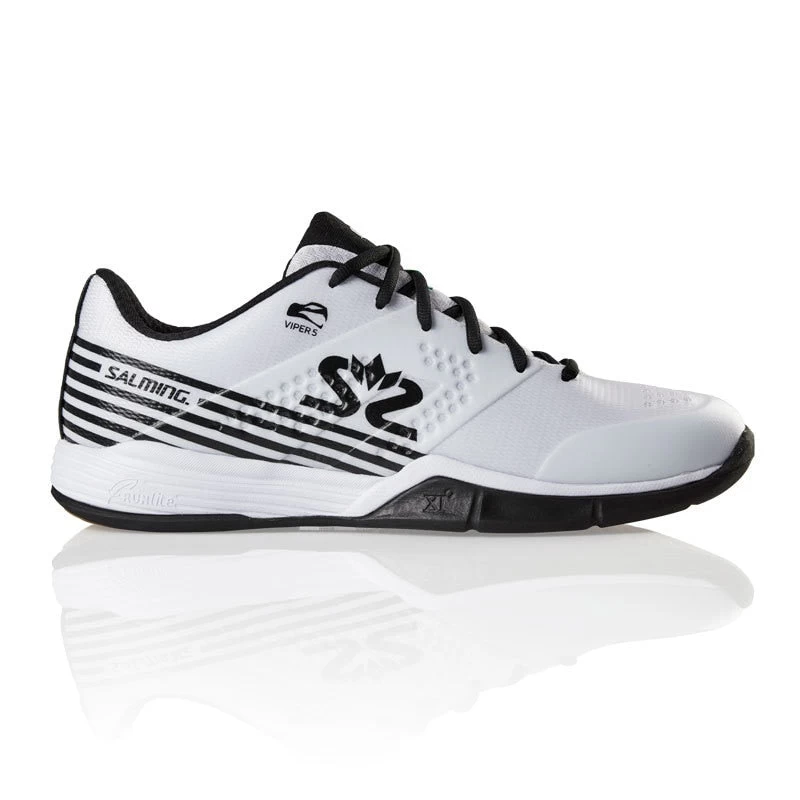 Salming Viper 5 (2019) White / Black Indoor Court Shoes 1 Salming Viper 5 (2019) White / Black Indoor Court Shoes