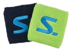 Salming Short Wristband (8cm - 2pack) -Ball Sports Store Salming Wristband Short Gecko Green Navy 87066.1475763564.1280.1280
