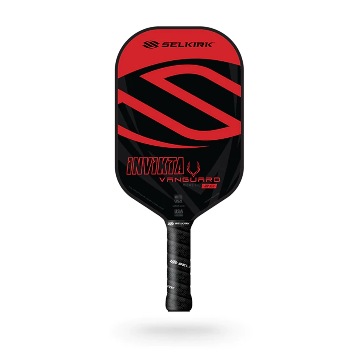 Selkirk Vanguard 2.0 Invikta Crimson Black Pickleball Paddle 1 Selkirk Vanguard 2.0 Invikta Crimson Black Pickleball Paddle