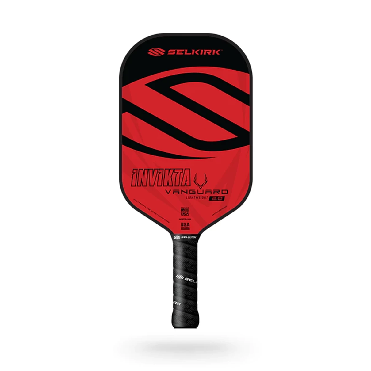 Selkirk Vanguard 2.0 Invikta Crimson Black Pickleball Paddle 2 Selkirk Vanguard 2.0 Invikta Crimson Black Pickleball Paddle - Image 2