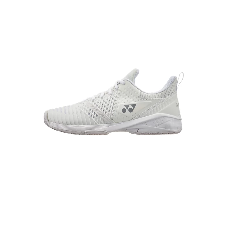 Yonex Power Cushion Sonicage 3 White & Silver Women's Tennis Shoes 1 Yonex Power Cushion Sonicage 3 White & Silver Women's Tennis Shoes