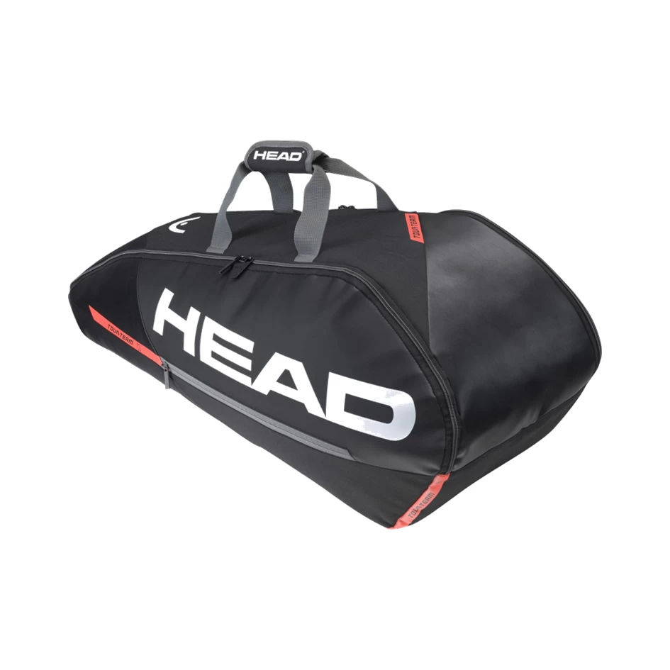 Head Tour Team 6R Combi Black & Orange Racquet Bag (2022) 1 Head Tour Team 6R Combi Black & Orange Racquet Bag (2022)