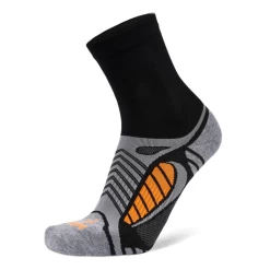 Balega Ultralight Crew Black & Grey Heather Socks
