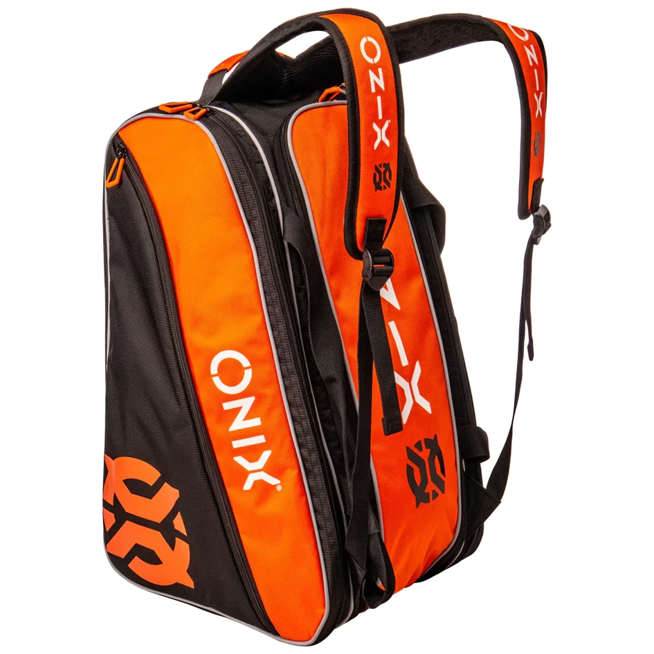 Onix Pro Team Black & Orange Pickleball Paddle Bag 1 Onix Pro Team Black & Orange Pickleball Paddle Bag