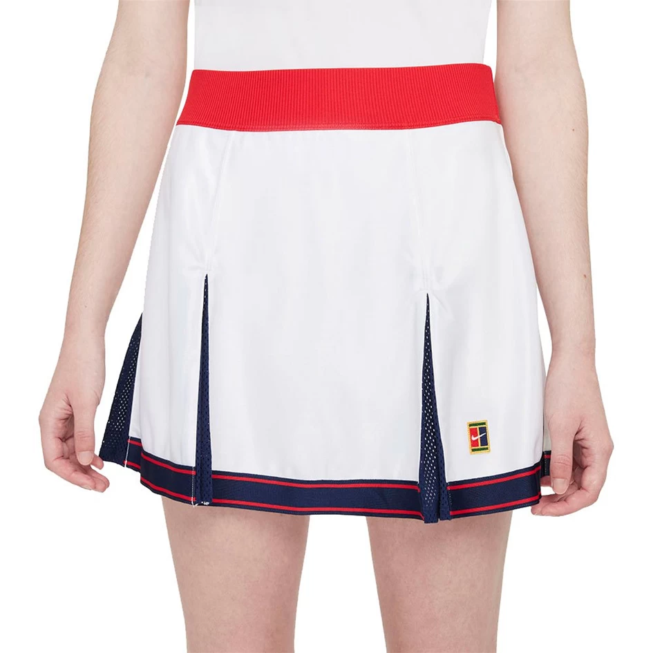 NikeCourt Dri-FIT Slam White Women's Tennis Skirt 1 NikeCourt Dri-FIT Slam White Women's Tennis Skirt