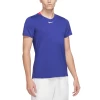 NikeCourt Dri-FIT Advantage Men's Lapis, Crimson, And White Tennis Top