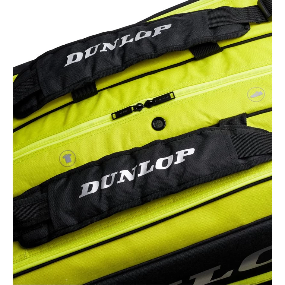 Dunlop 2022 SX-Performance 12 Racquet Black/Yellow Tennis Bag 2 Dunlop 2022 SX-Performance 12 Racquet Black/Yellow Tennis Bag - Image 2