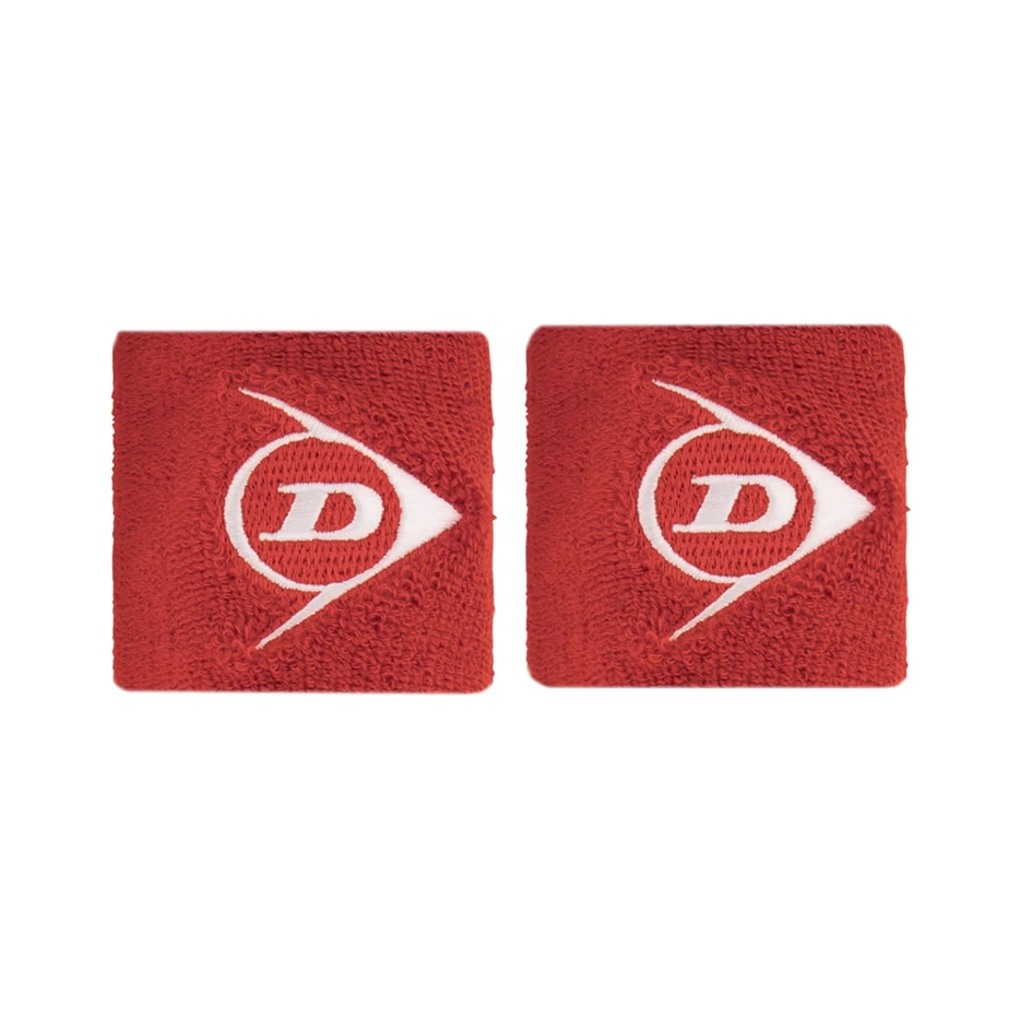 Dunlop Short Wristbands Red 2-Pack 1 Dunlop Short Wristbands Red 2-Pack