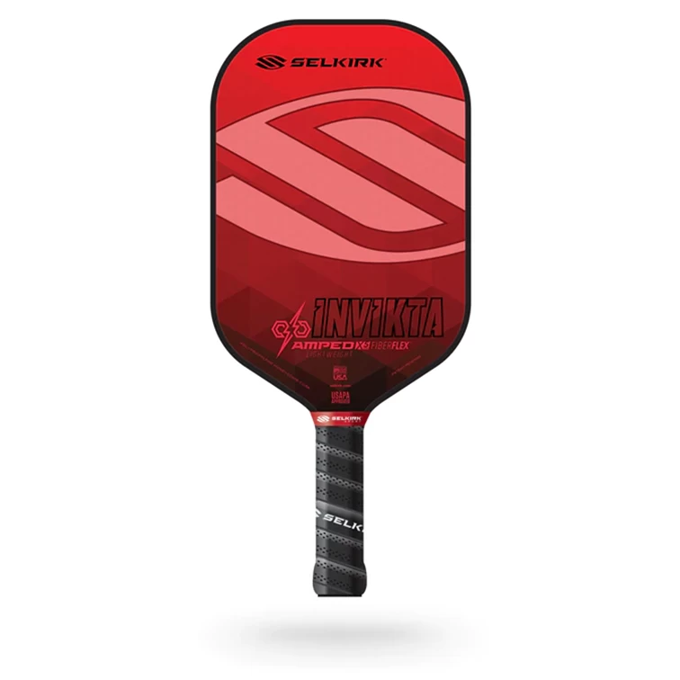Selkirk Amped Invikta Selkirk Red Pickleball Paddle 2 Selkirk Amped Invikta Selkirk Red Pickleball Paddle - Image 2