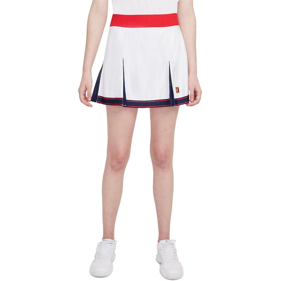 NikeCourt Dri-FIT Slam White Women's Tennis Skirt 2 NikeCourt Dri-FIT Slam White Women's Tennis Skirt - Image 2