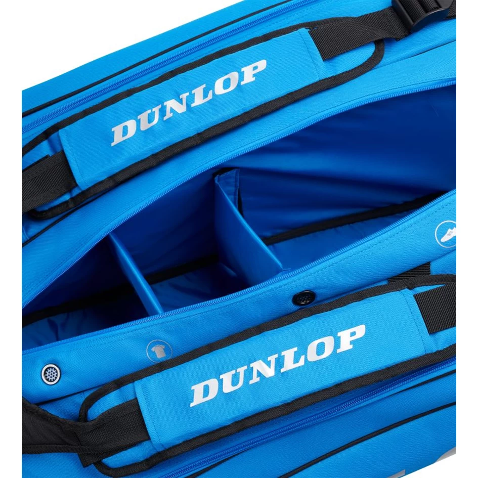 Dunlop 2023 FX Performance Black & Blue 12 Racquet Thermo Tennis Bag 3 Dunlop 2023 FX Performance Black & Blue 12 Racquet Thermo Tennis Bag - Image 3