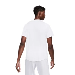NikeCourt Dri-Fit Victory Men's White Tennis Top -Ball Sports Store Slide3 2c3ba197 820e 4fb0 8633 0b22925377f3