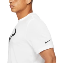 NikeCourt Dri-Fit Rafa White Men's Tennis T-Shirt -Ball Sports Store Slide3 8fd0a650 87b0 46d1 9ea5 12d395c1d6fb