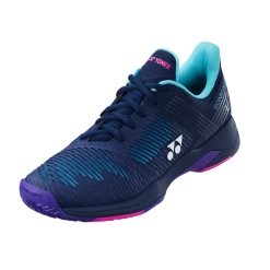 Yonex Power Cushion Sonicage 2 Navy Blue/Purple Women's Tennis Shoes 8 Yonex Power Cushion Sonicage 2 Navy Blue/Purple Women's Tennis Shoes -Ball Sports Store Slide3 94a0cec5 3e4f 45fb a3d8 1948bc03595c