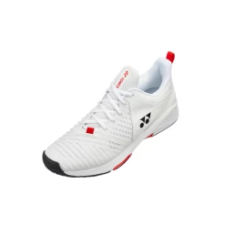 Yonex Power Cushion Sonicage 3 White & Red Men's Tennis Shoes -Ball Sports Store Slide3 e97d1412 c5a9 4d88 b2e8 722318c24dc3