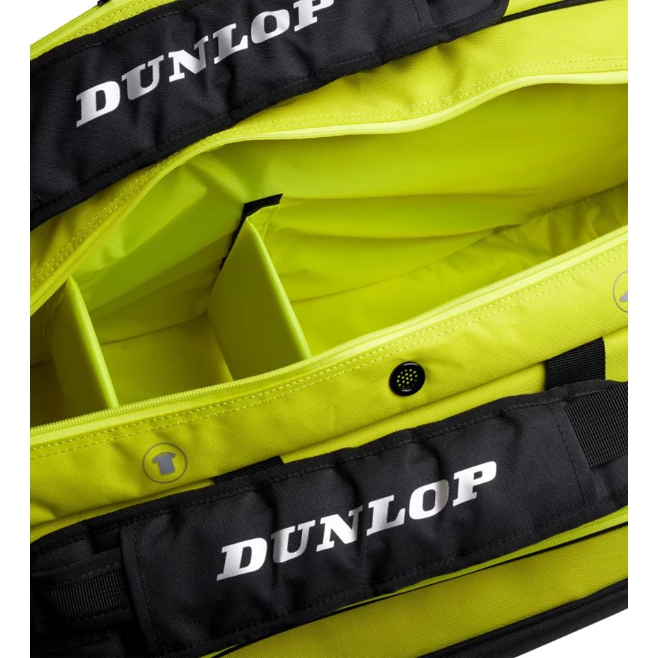 Dunlop 2022 SX-Performance 12 Racquet Black/Yellow Tennis Bag 4 Dunlop 2022 SX-Performance 12 Racquet Black/Yellow Tennis Bag - Image 4