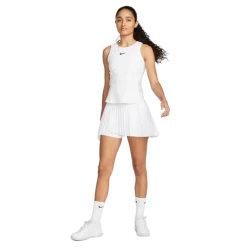 NikeCourt Dri-FIT Advantage Women's White Pleated Tennis Skirt