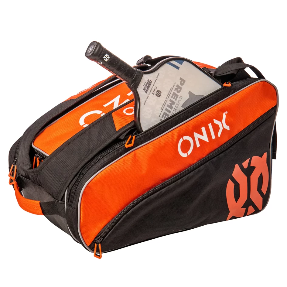 Onix Pro Team Black & Orange Pickleball Paddle Bag 6 Onix Pro Team Black & Orange Pickleball Paddle Bag - Image 6