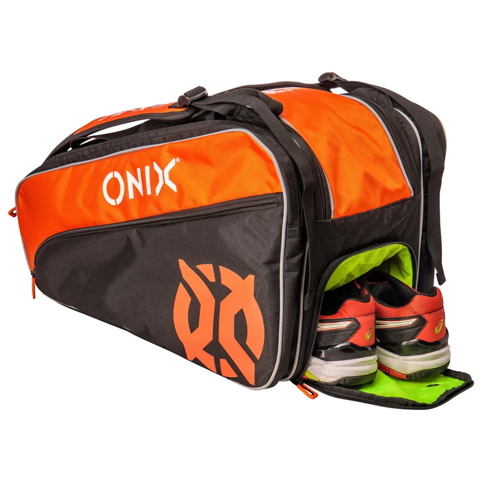 Onix Pro Team Black & Orange Pickleball Paddle Bag 7 Onix Pro Team Black & Orange Pickleball Paddle Bag - Image 7