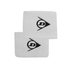 Dunlop White Wristband 2 Pack