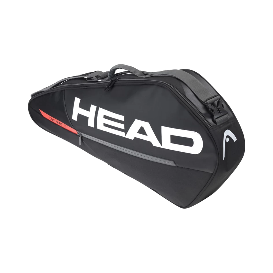 Head Tour Team 3R Black & Orange Racquet Bag (2022) 1 Head Tour Team 3R Black & Orange Racquet Bag (2022)