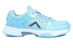 Tyrol Women's Rally Powder Blue/Silver Light Grey Pickleball Indoor Court Shoes