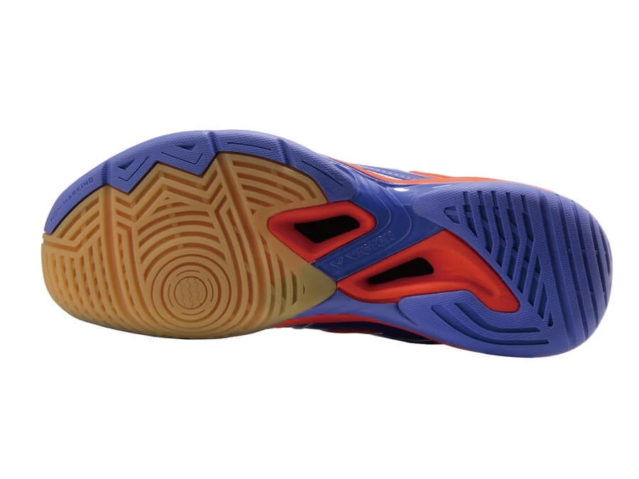 Victor P9300 FO Dazzling Blue / Orangeade Indoor Court Shoes 2 Victor P9300 FO Dazzling Blue / Orangeade Indoor Court Shoes - Image 2