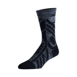 EC3d Crew Twist Black & Grey Compression Socks (Size 2)