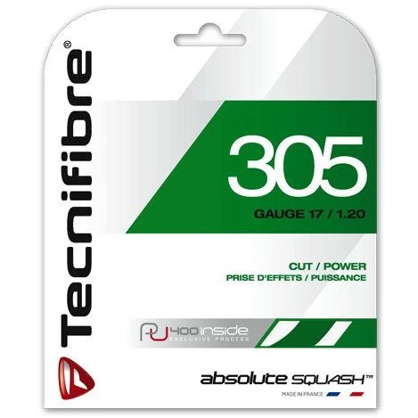 Tecnifibre 305 1.20mm Green Squash String Set 1 Tecnifibre 305 1.20mm Green Squash String Set