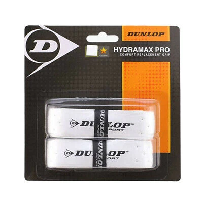 Dunlop Hydramax Pro Comfort Replacement Grip/White 2 Pack 1 Dunlop Hydramax Pro Comfort Replacement Grip/White 2 Pack
